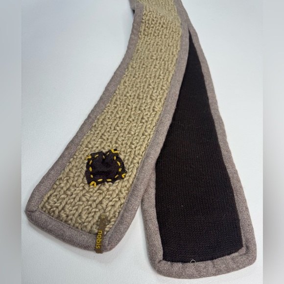 Nobis Wool Thick Chunky Knit Double Sided Womens Scarf - Picture 8 of 10